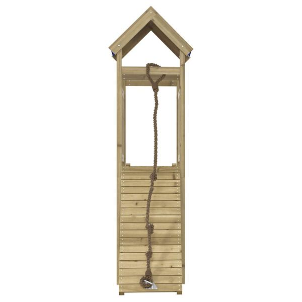 vidaXL Aire de jeux d'ext&eacute;rieur bois de pin impr&eacute;gn&eacute;