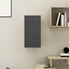 vidaXL Meuble TV Gris 30,5x30x60 cm Bois d&rsquo;ing&eacute;nierie