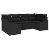 vidaXL 6 pc Noir