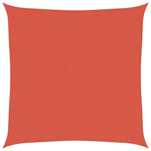 vidaXL Voile d'ombrage 160 g/m&sup2; Terre cuite 7x7 m PEHD