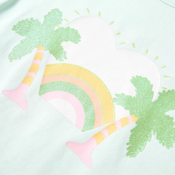 T-shirt pour enfants menthe clair 116