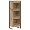 vidaXL Biblioth&egrave;que 40 x 30 x 121 cm Bois d'ing&eacute;nierie Ch&ecirc;ne artisan