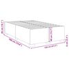 vidaXL Cadre de lit sans matelas rose 120x190 cm velours