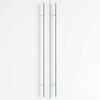 vidaXL Poign&eacute;e de cabinet 2 pcs Argent&eacute; 900 mm Acier inoxydable