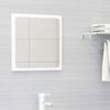vidaXL Ensemble de meubles de salle de bain Blanc Agglom&eacute;r&eacute;