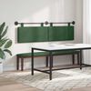 vidaXL T&ecirc;te de lit suspendue Montage mural Vert Jungle 190 x 55 x 5 cm
