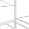 vidaXL Lit de jour sans matelas blanc 100x190 cm acier