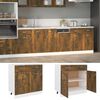 vidaXL Armoire &agrave; tiroirs "Lyon" Ch&ecirc;ne fum&eacute; 80 x 46 x 81,5 cm Bois d'ing&eacute;nierie