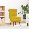 vidaXL Fauteuil relaxant Jaune 69 x 74 x 93 cm Velours