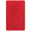 vidaXL Tapis de bain antid&eacute;rapant Rouge 60 x 90 cm PP