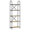 vidaXL &Eacute;tag&egrave;re Ch&ecirc;ne artisanal 60 x 30 x 183 cm Bois d'ing&eacute;nierie