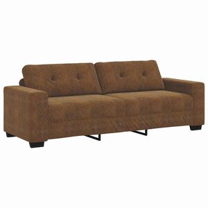 vidaXL | Canap&eacute; | avec coussin Marron Faux cuir et Bois