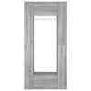 vidaXL Armoires de couloir 2 pcs sonoma gris Bois d'ing&eacute;nierie