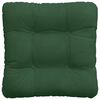vidaXL Coussins de siège 4 pcs Vert foncé 40 x 40 cm