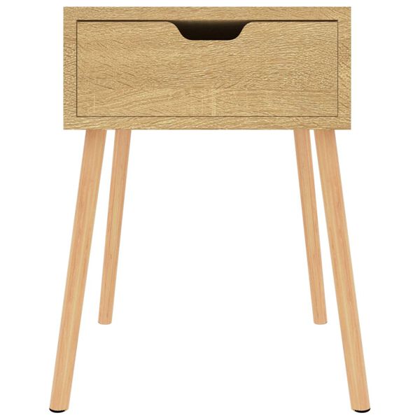 vidaXL Table de chevet Ch&ecirc;ne sonoma 40x40x56 cm Bois d'ing&eacute;nierie