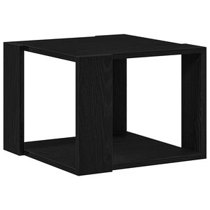 vidaXL Table basse Ch&ecirc;ne noir 40 x 40 x 30 cm Bois d'ing&eacute;nierie