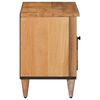vidaXL Meuble TV Naturel 80 x 33,5 x 46 cm Bois de mangue massif