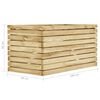 vidaXL Lit sur&eacute;lev&eacute; 100x50x50 cm Bois de pin impr&eacute;gn&eacute;