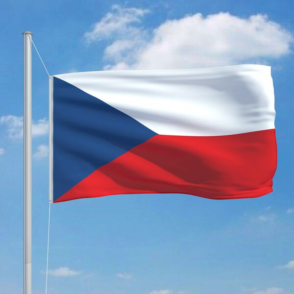 vidaXL Drapeau R&eacute;publique tch&egrave;que 90x150 cm