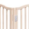 vidaXL Barri&egrave;re pour chien porte pliable 12 panneaux bois de peuplier