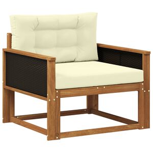 vidaXL Sofa de milieu ext&eacute;rieur Naturel