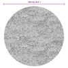vidaXL Tapis OVIEDO &agrave; poils courts beige &Oslash; 100 cm