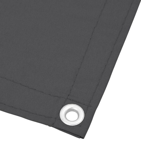 vidaXL &Eacute;cran de balcon anthracite 75x800 cm 100% polyester oxford