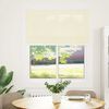 vidaXL Store pliss&eacute; cr&egrave;me 105x150cm largeur du tissu 104,4cm polyester