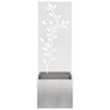vidaXL &Eacute;cran de confidentialit&eacute; de jardin Floral Argent 50 x 140 cm