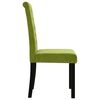 vidaXL Chaises &agrave; manger lot de 2 vert clair velours