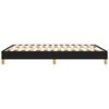 vidaXL Cadre de lit noir 140x200 cm tissu