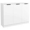 vidaXL Buffet Blanc 90,5x30x70 cm Bois d'ing&eacute;nierie
