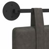 vidaXL T&ecirc;te de lit suspendue Noir 210 x 55 x 5 cm PU antique