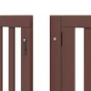 vidaXL Barri&egrave;re pour chien porte pliable 12 panneaux bois de peuplier