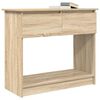 vidaXL Table console avec tiroirs ch&ecirc;ne sonoma 85,5x38,5x74,5 cm