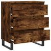 vidaXL Buffet Ch&ecirc;ne fum&eacute; 60x35x70 cm Bois d'ing&eacute;nierie