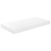 vidaXL &Eacute;tag&egrave;re murale flottante 2 pcs Blanc brillant 50x23x3,8 cm MDF
