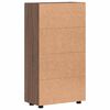vidaXL Buffet Ch&ecirc;ne brun 55,5 x 29 x 103 cm Bois d'ing&eacute;nierie