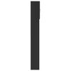 vidaXL Meuble de machine &agrave; laver noir 64x24x190 cm bois d'ing&eacute;nierie