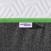 vidaXL Matelas Blanc et Gris 90 x 190 cm Tissu jacquard