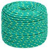 vidaXL Corde utilitaire polyvalente 8 mm 25 m Vert PP