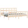vidaXL Cadre de lit sans matelas bois massif de pin