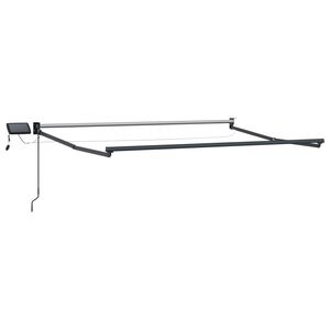 vidaXL Cadre de store r&eacute;tractable &eacute;lectrique Anthracite 3 x 2 m