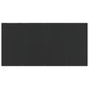 vidaXL Ensemble &agrave; manger de jardin 7 pcs Noir Rotin PVC