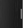 vidaXL Haut Armoire Ch&ecirc;ne noir 31.5 x 32 x 122.5 cm