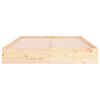 vidaXL Cadre de lit sans matelas bois massif 160x200 cm