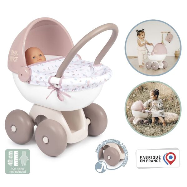 Smoby Landau pour poup&eacute;es Baby Nurse 54x37x48 cm