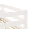 vidaXL Lit mezzanine enfants avec tunnel sans matelas bleu 80x200 cm