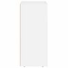 vidaXL Buffet Blanc 59 x 35 x 80,5 cm Bois d'ing&eacute;nierie