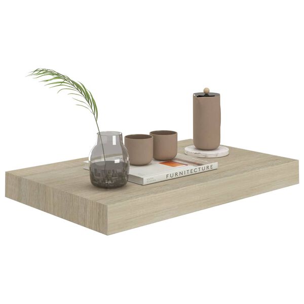 vidaXL Étagère murale flottante chêne 40x23x3,8 cm MDF